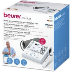 Beurer BM 96 Cardio Mit EKG-Funktion, Blutdruckmessgerät (weiß/grau) -Beurer Beurer BM 96 Cardio mit EKG Funktion Blutdruckmessger t@@1820195 11
