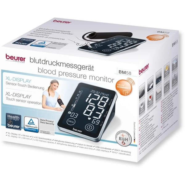 Beurer Blutdruckmessgerät BM58 (schwarz, Retail) 6 Beurer Blutdruckmessgerät BM58 (schwarz, Retail) – Bild 6