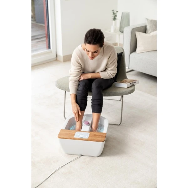 Beurer Fußsprudelbad FB 65 (weiß/holz) 14 Beurer Fußsprudelbad FB 65 (weiß/holz) – Bild 14