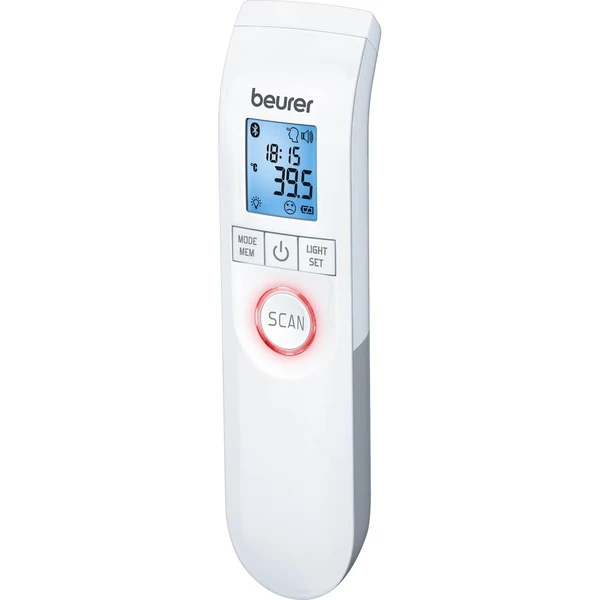 Beurer Infrarot-Fieberthermometer FT 95 (weiß, Kontaktlos, Bluetooth) 4 Beurer Infrarot-Fieberthermometer FT 95 (weiß, Kontaktlos, Bluetooth) – Bild 4
