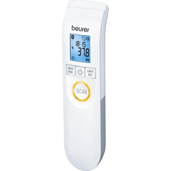 Beurer Infrarot-Fieberthermometer FT 95 (weiß, Kontaktlos, Bluetooth) 6 Beurer Infrarot-Fieberthermometer FT 95 (weiß, Kontaktlos, Bluetooth) – Bild 6
