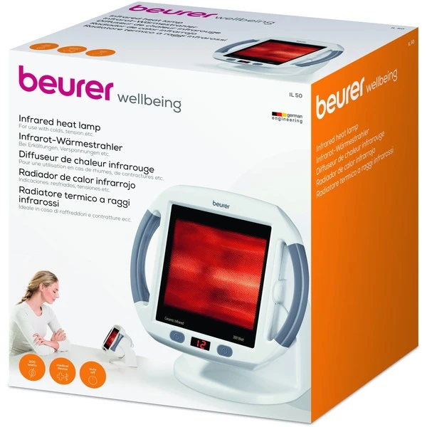 Beurer Infrarot-Lampe IL 50, Infrarotlampe (weiß, Retail) 2 Beurer Infrarot-Lampe IL 50, Infrarotlampe (weiß, Retail) – Bild 2
