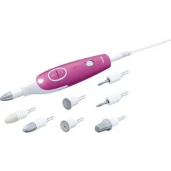 Beurer MP 44 Maniküre-/Pediküre-Set, Nagelpflege (pink/weiß, Inkl. Nagelpflegeset)