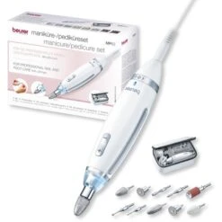 Beurer MP 62 Maniküre-/Pediküre-Set, Nagelpflege (weiß/silber) -Beurer Beurer MP 62 Manik re Pedik re Set Nagelpflege@@9igndq0a 7