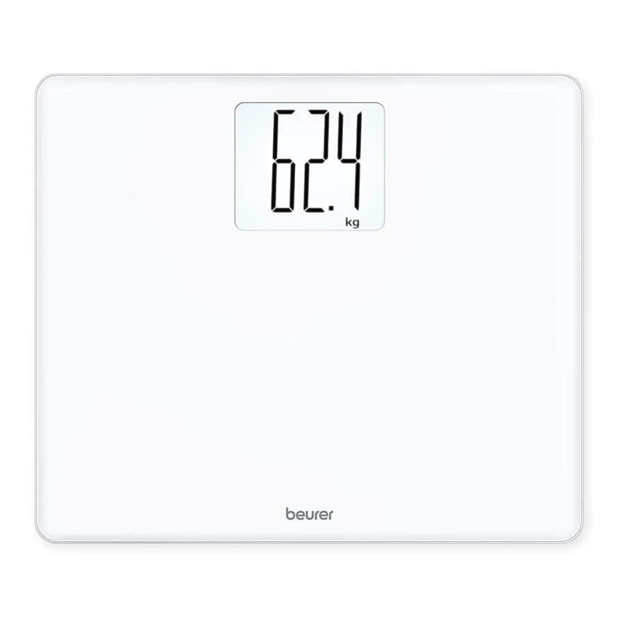 Beurer GS 340 XXL Glaswaage Weiß 1 Beurer GS 340 XXL Glaswaage Weiß