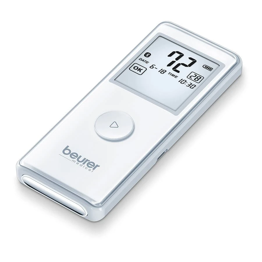 Beurer ME 90 Mobiles EKG-Gerät Weiß 1 Beurer ME 90 Mobiles EKG-Gerät Weiß